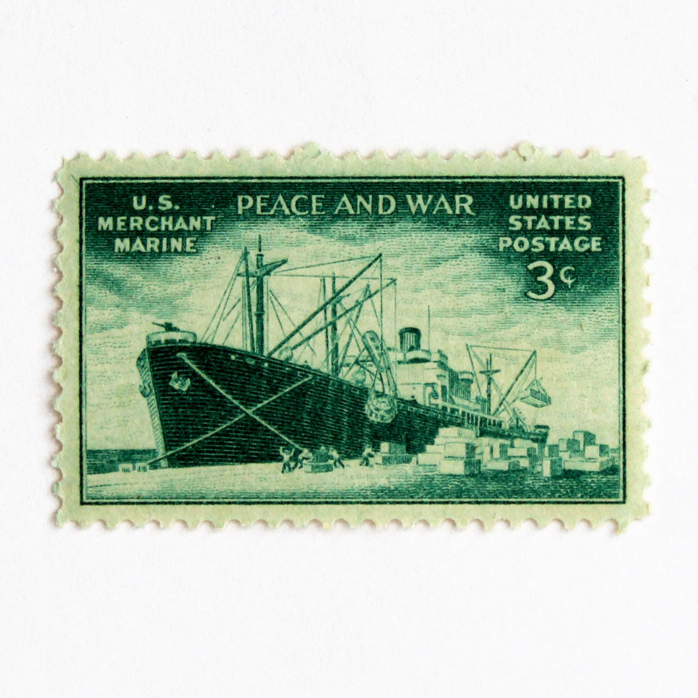 3c Merchant Marines Stamps - Pack of 10