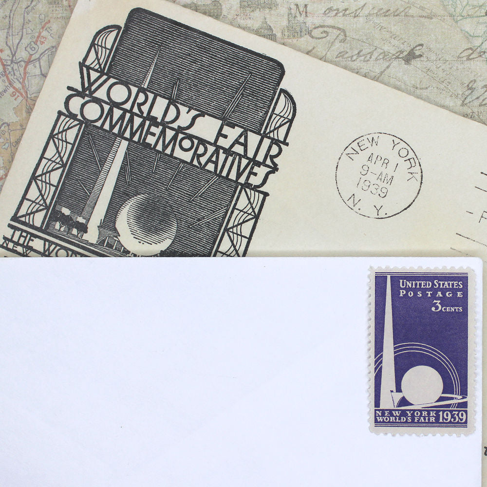 3c New York World's Fair Stamps - Pack of 10