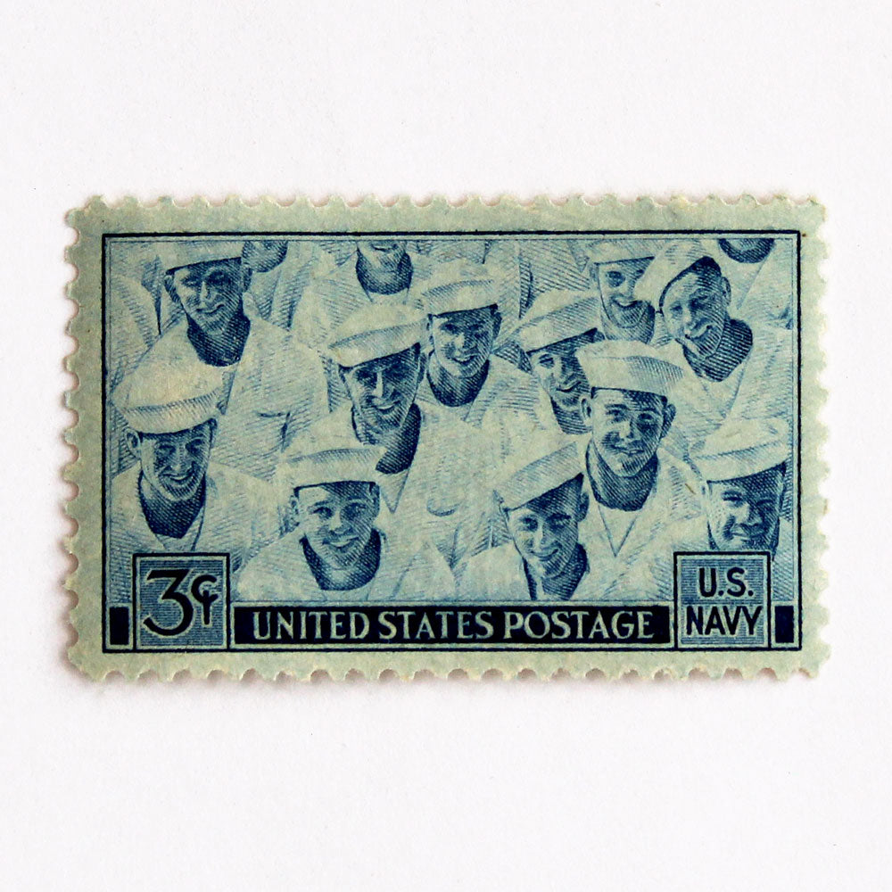 3c Navy Stamps - Pack of 10