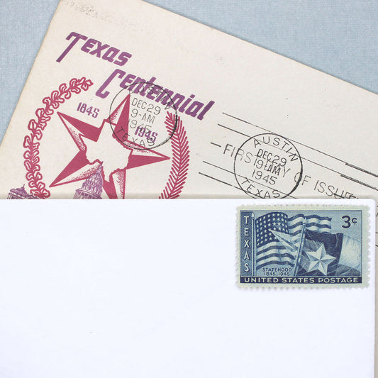 3c Texas Flag Stamps - Pack of 10
