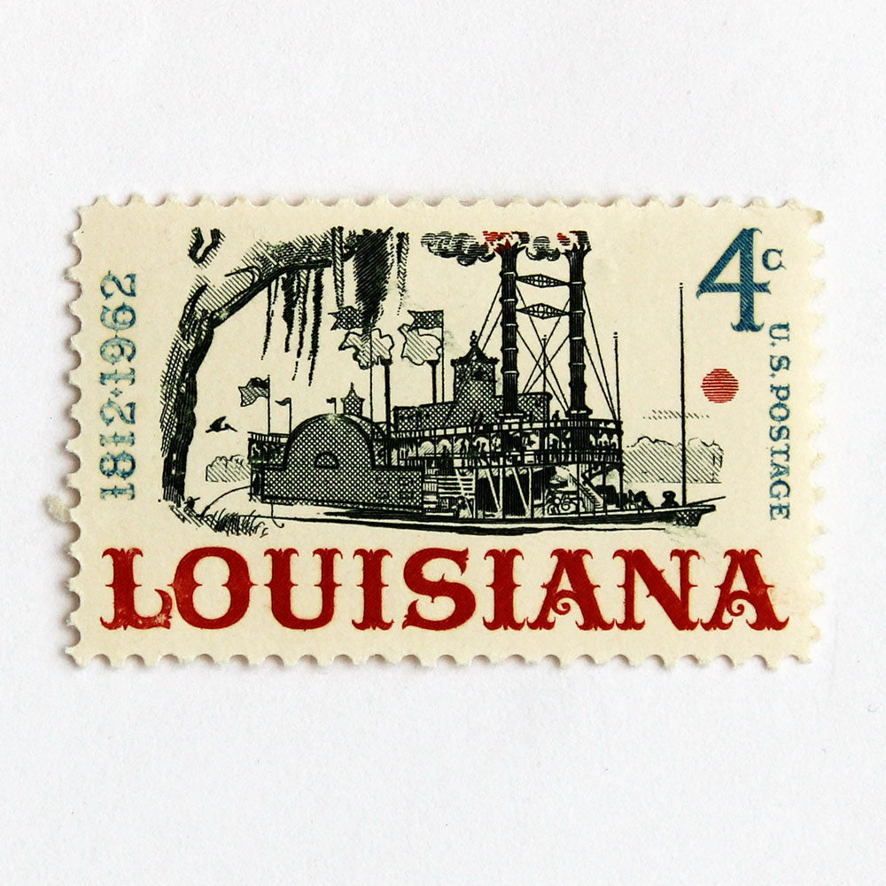 4c Louisiana Stamps - Pack of 10