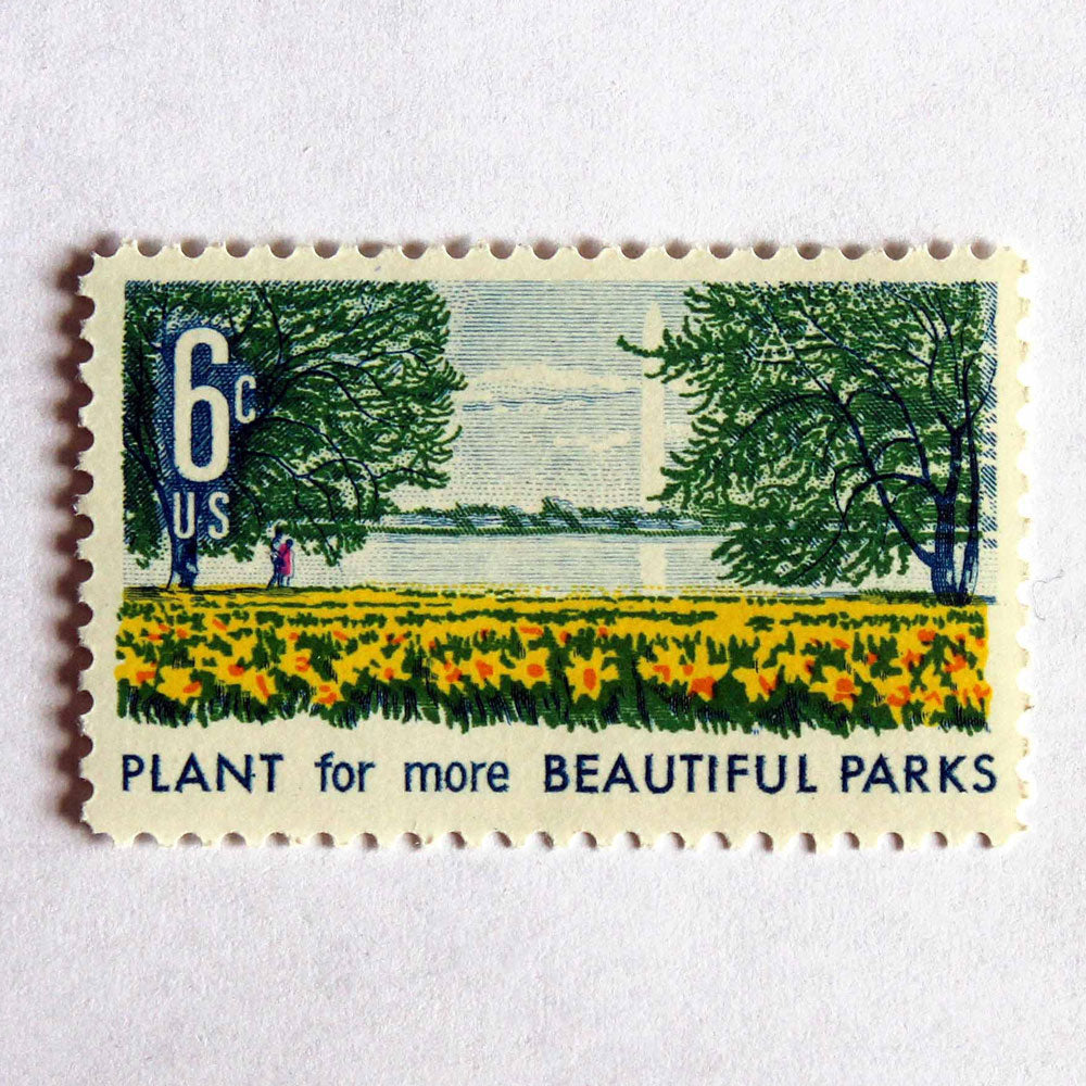 6c Plant for More Beautiful Parks Stamps - Pack of 10