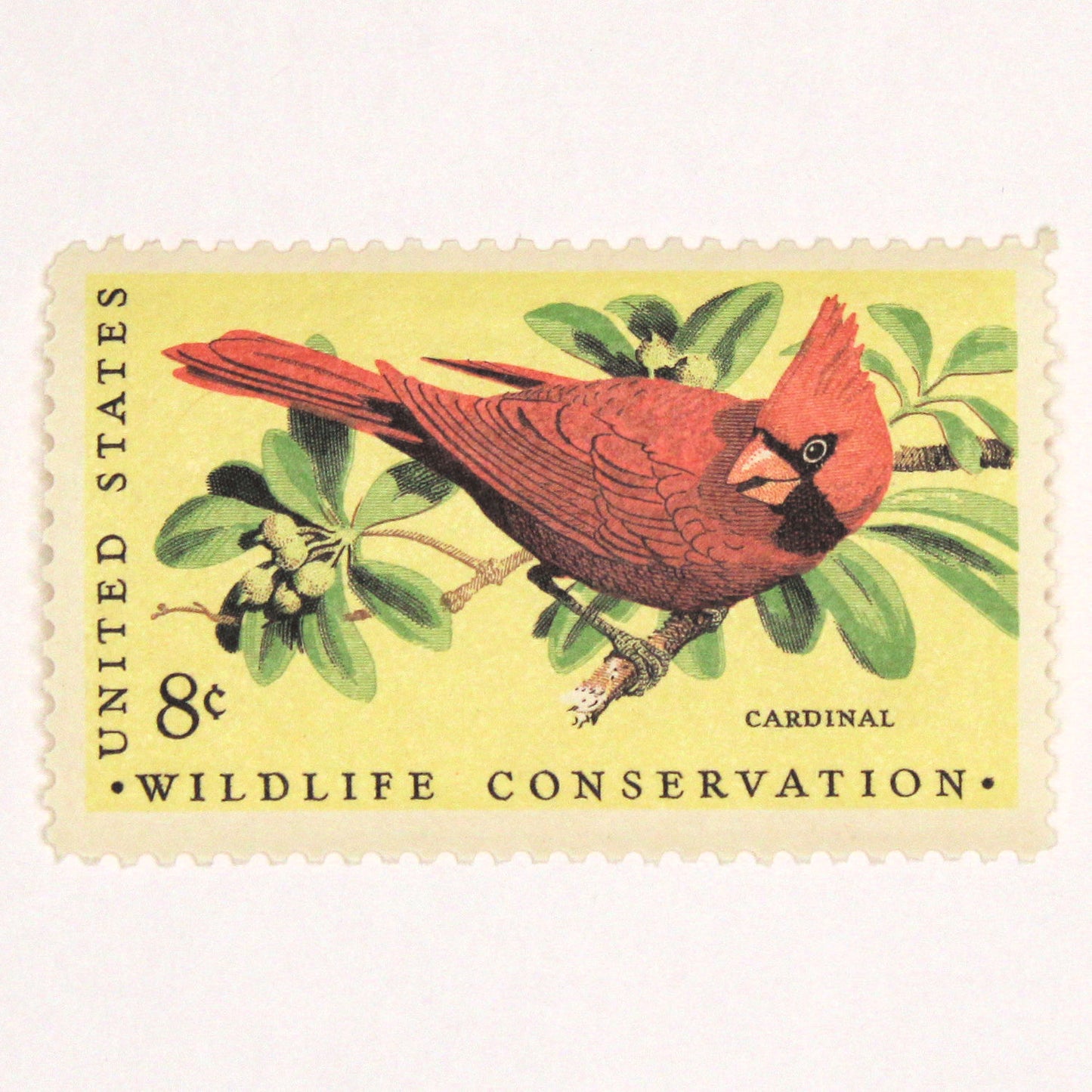 8c Cardinal Stamps - Pack of 10