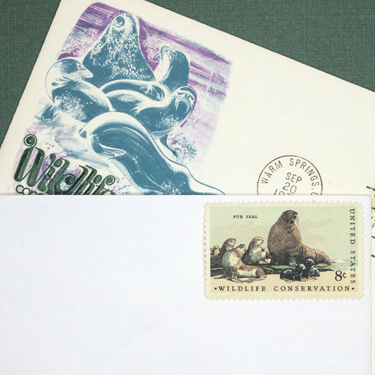 8c Fur Seal Stamps - Pack of 10