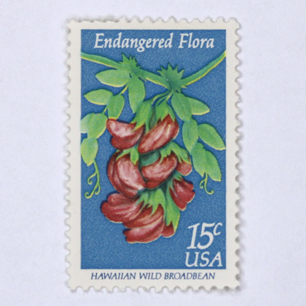 15c Hawaiian Broadbean Stamps - Pack of 10
