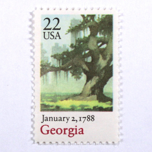 22c Georgia Stamps - Pack of 10