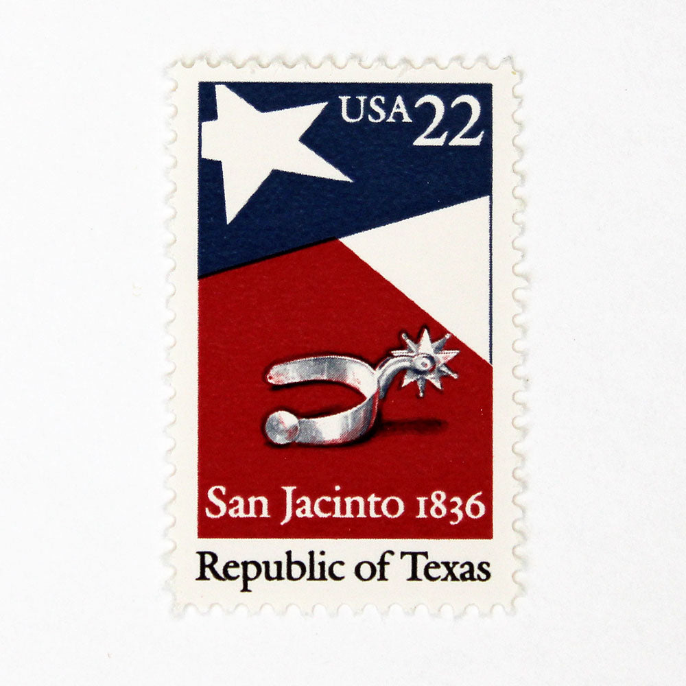 22c Republic of Texas Stamps - Pack of 10
