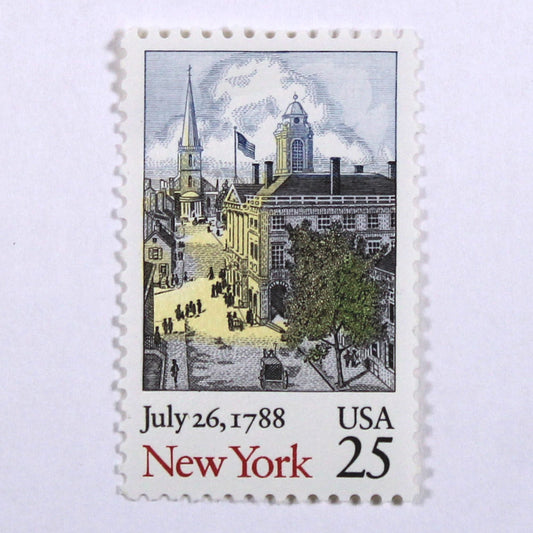 25c New York Stamps - Pack of 10