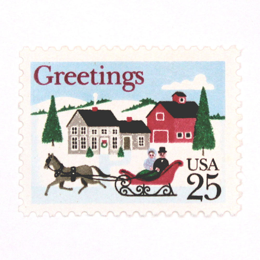 Christmas .. Sleigh Ride 78c Curated Set - Mail 5 Letters