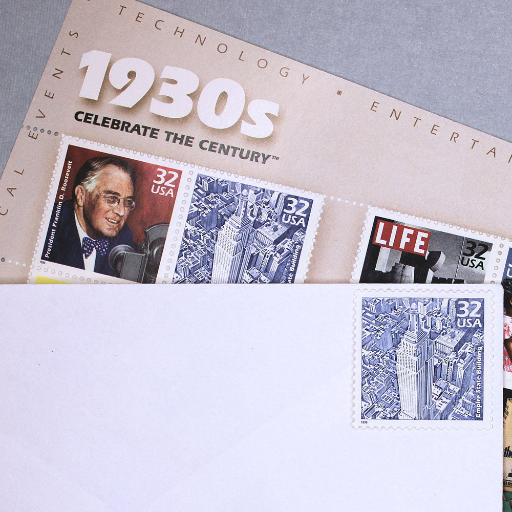32c Empire State Building Stamps - Pack of 5