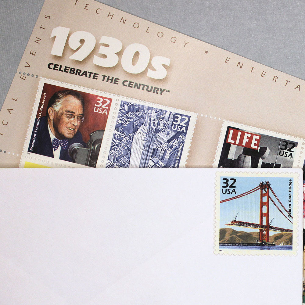32c Golden Gate Bridge Stamps - Pack of 5