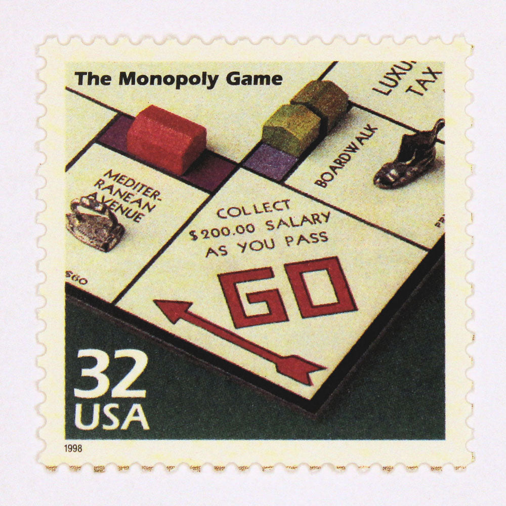32c The Monopoly Game Stamps - Pack of 5