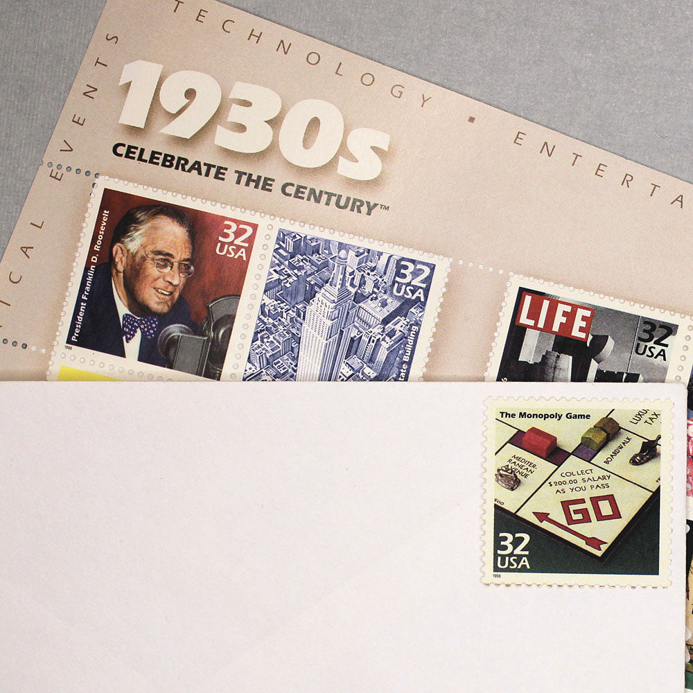 32c The Monopoly Game Stamps - Pack of 5
