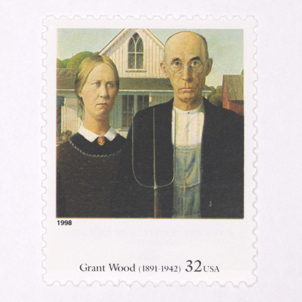 32c Grant Wood Stamps - Pack of 5