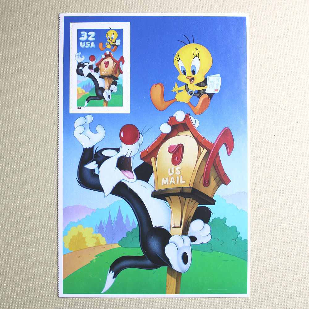 32c Sylvester and Tweety Stamps - Various