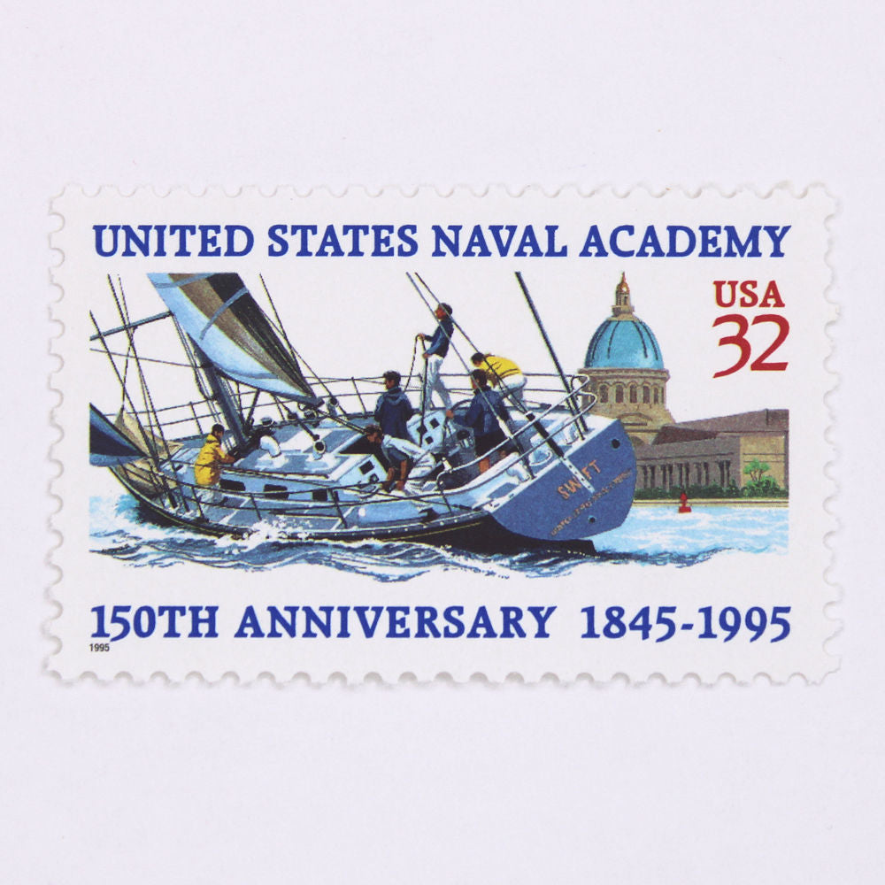 32c US Naval Academy Stamps - Pack of 10