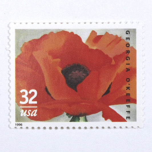32c Georgia O'Keeffe Stamps - Pack of 5