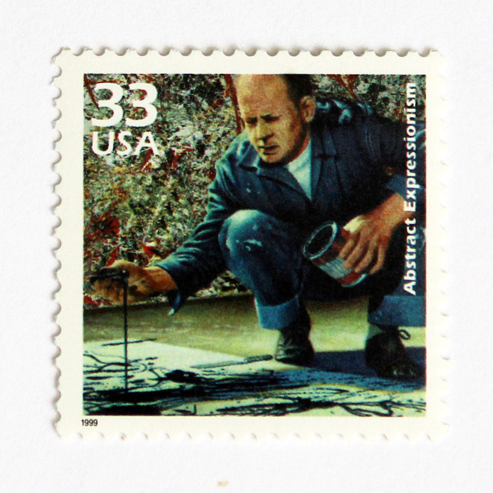 33c Abstract Expressionism Stamps - Pack of 5