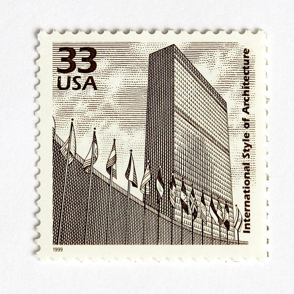 33c International Style of Architecture Stamps - Pack of 5