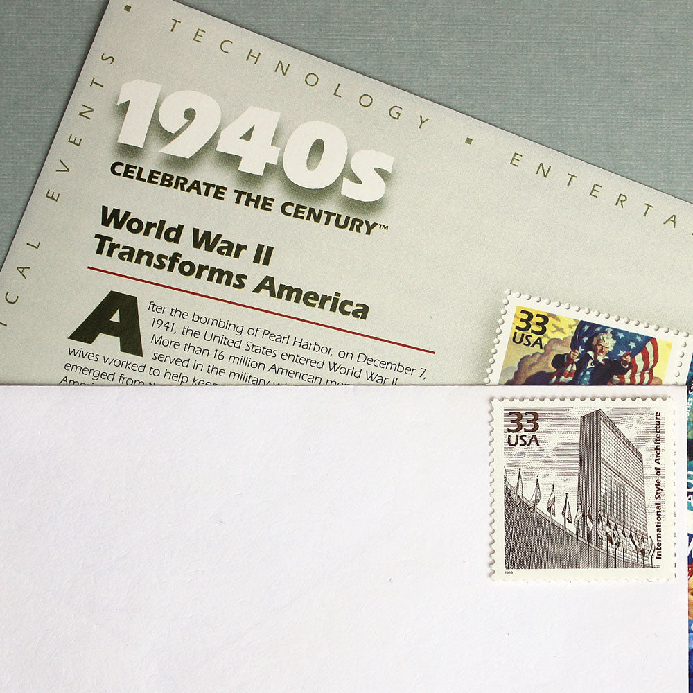 33c International Style of Architecture Stamps - Pack of 5