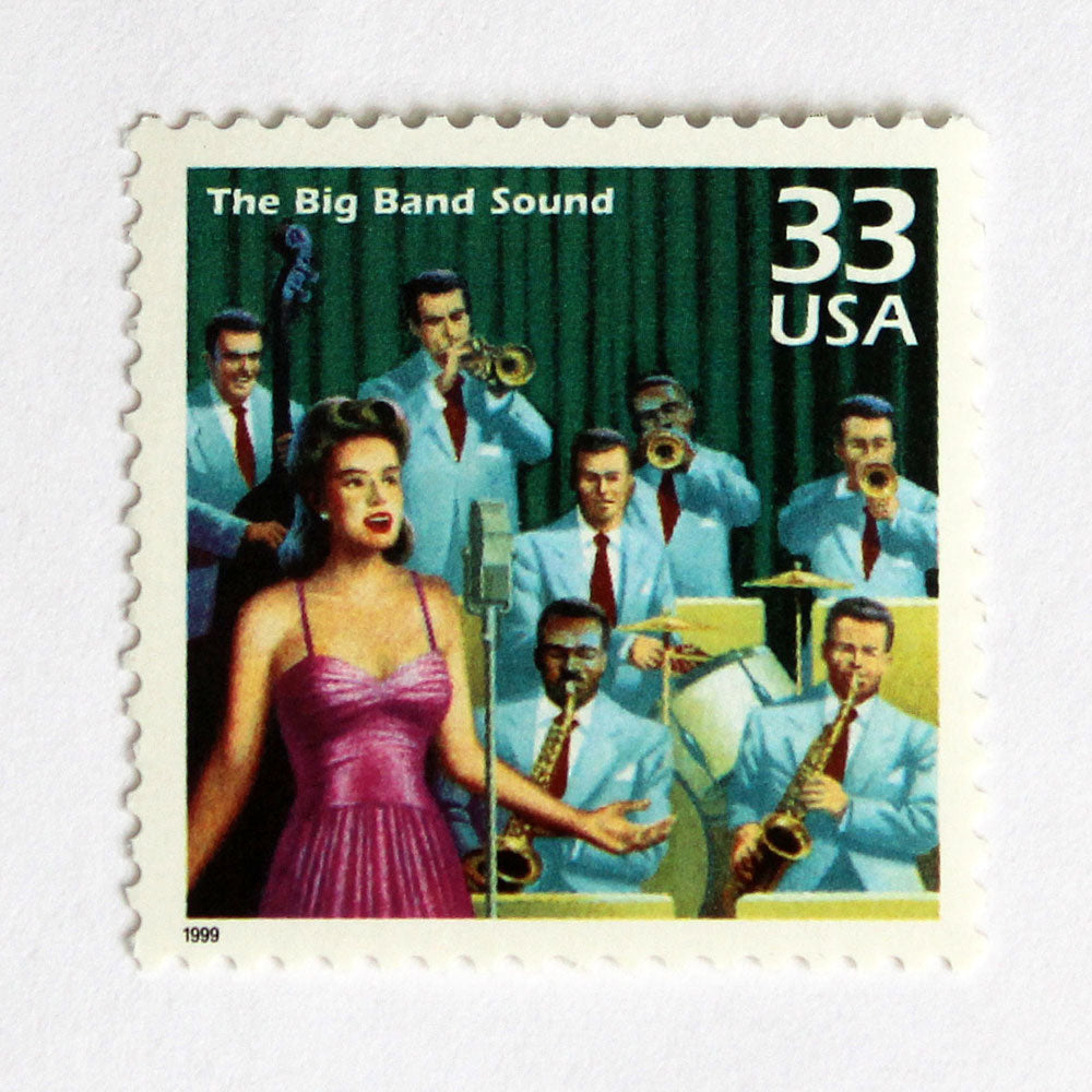 33c Big Band Sound Stamps - Pack of 5