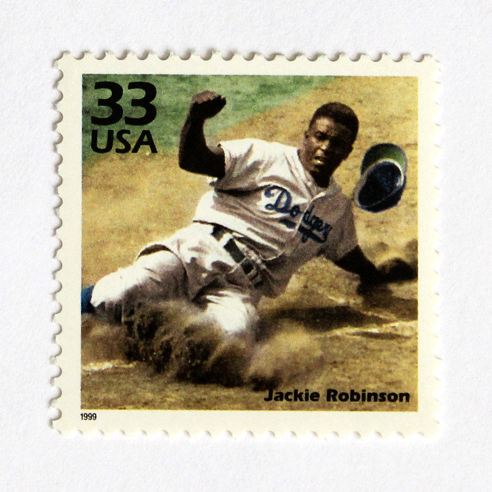 33c Jackie Robinson Stamps - Pack of 5