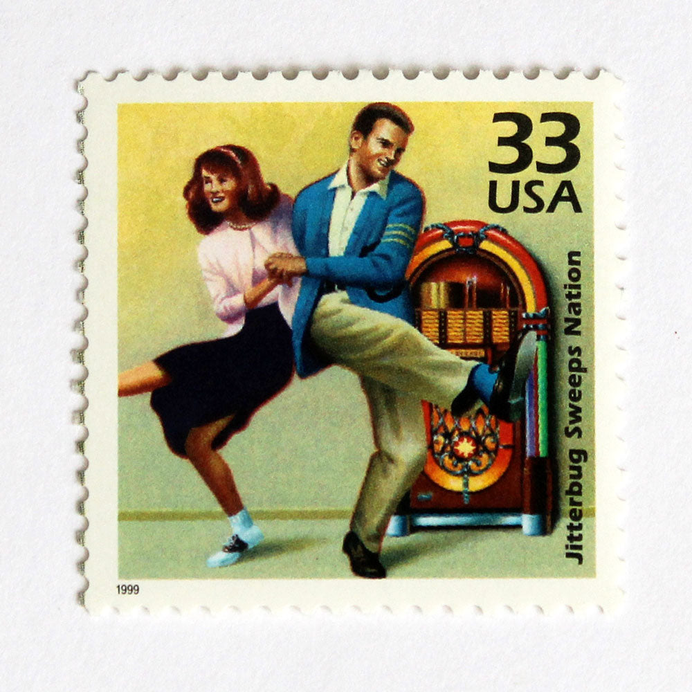 33c Jitterbug Stamps - Pack of 5