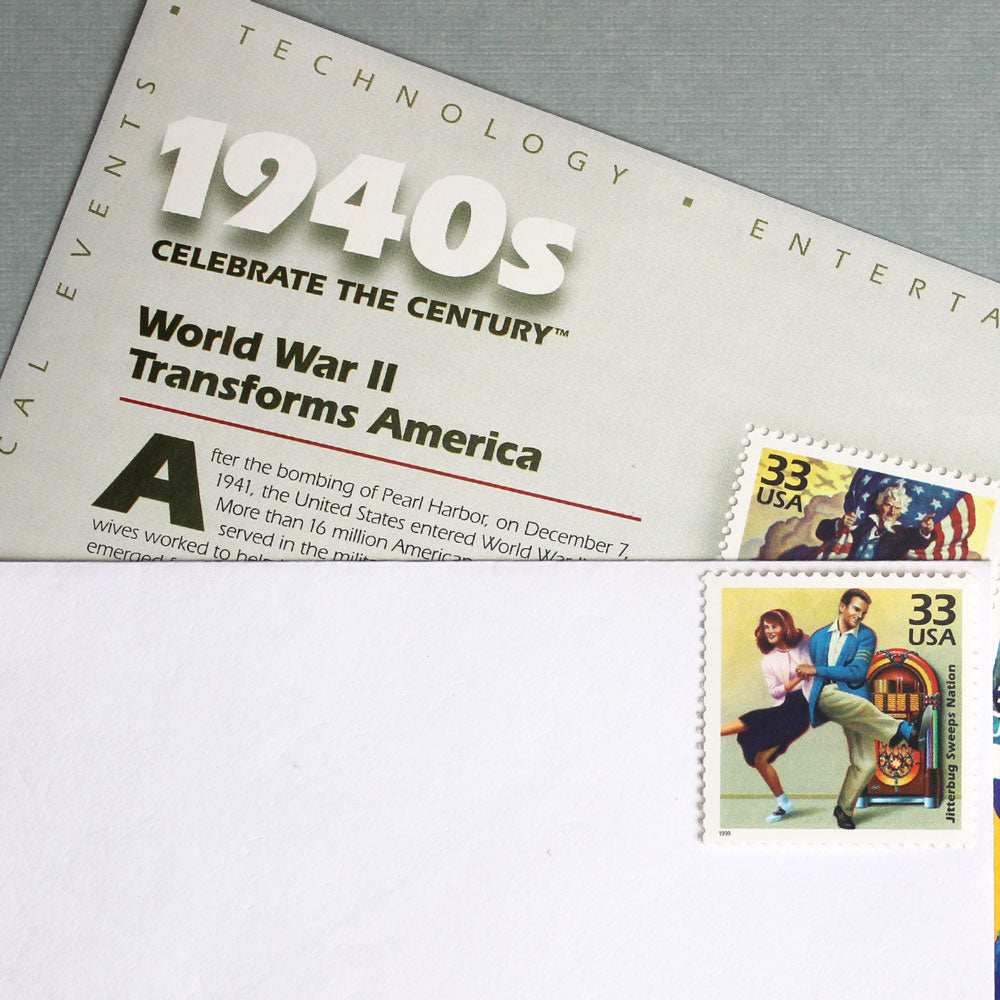 33c Jitterbug Stamps - Pack of 5