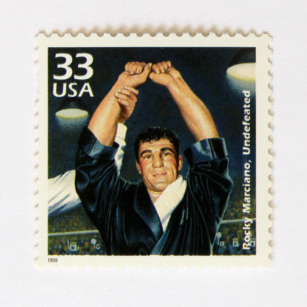 33c Rocky Marciano Stamps - Pack of 5