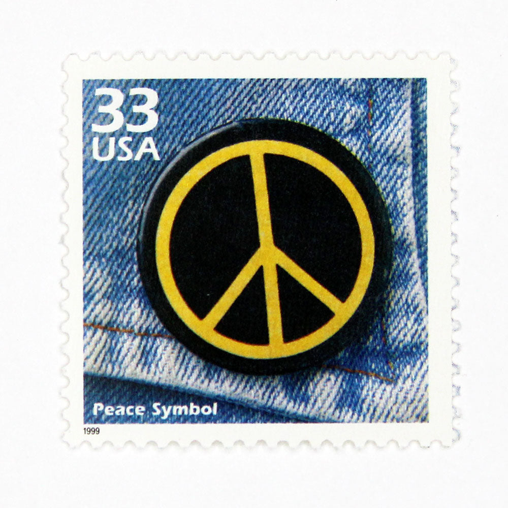 33c Peace Symbol Stamps - Pack of 5