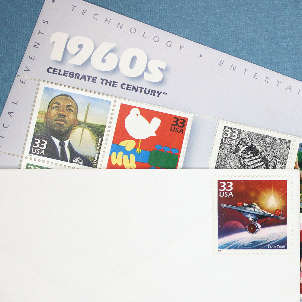 33c Star Trek Stamps - Pack of 5