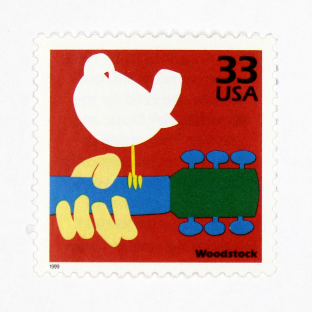 33c Woodstock Stamps - Pack of 5