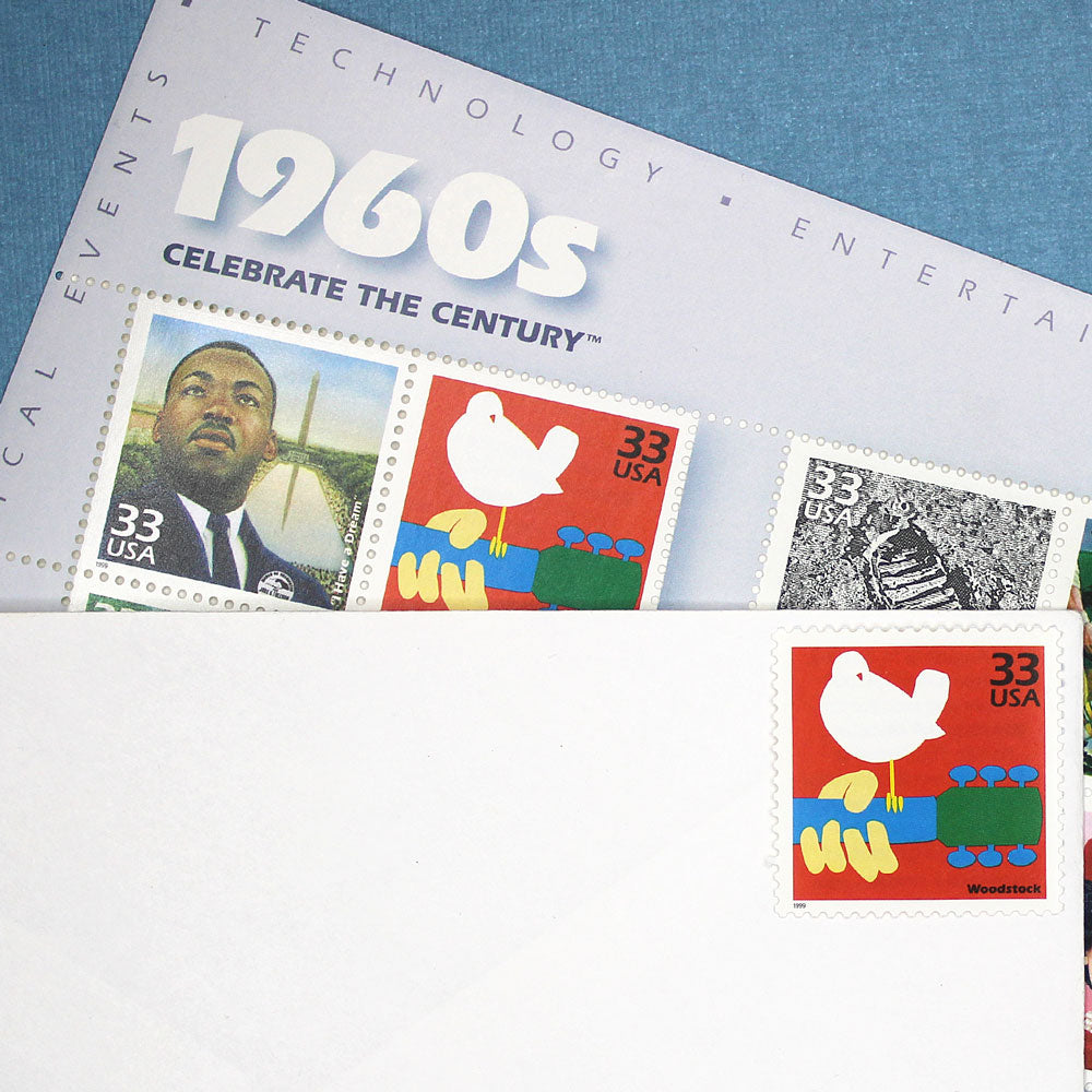 33c Woodstock Stamps - Pack of 5