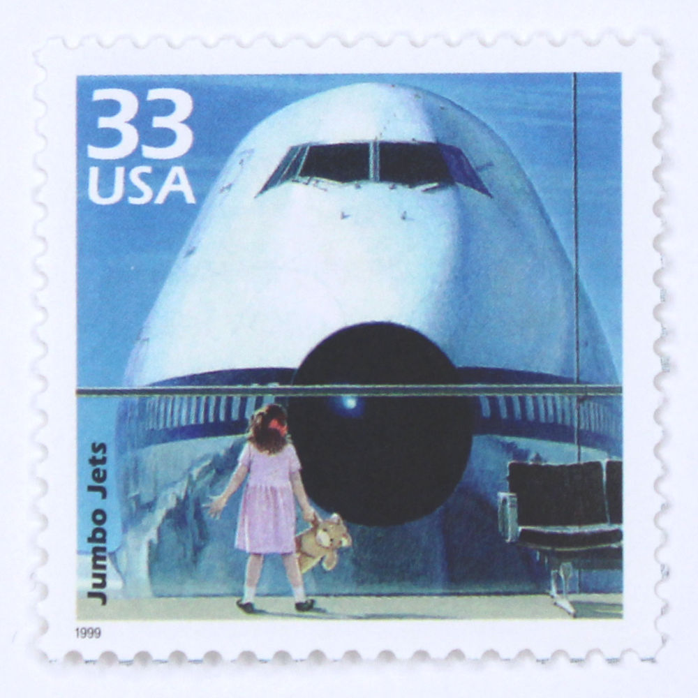 33c Jumbo Jets Stamps - Pack of 5