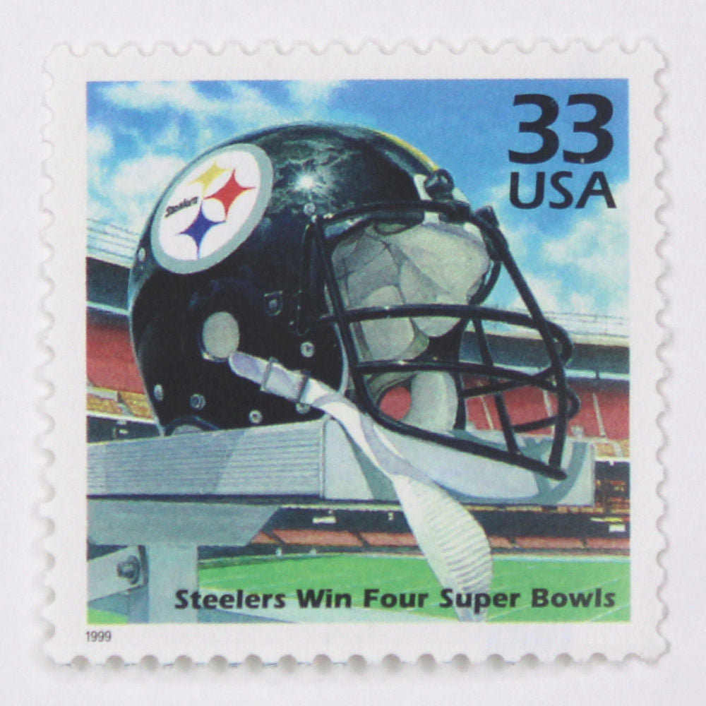 33c Steelers Win Four Super Bowls Stamps - Pack of 5