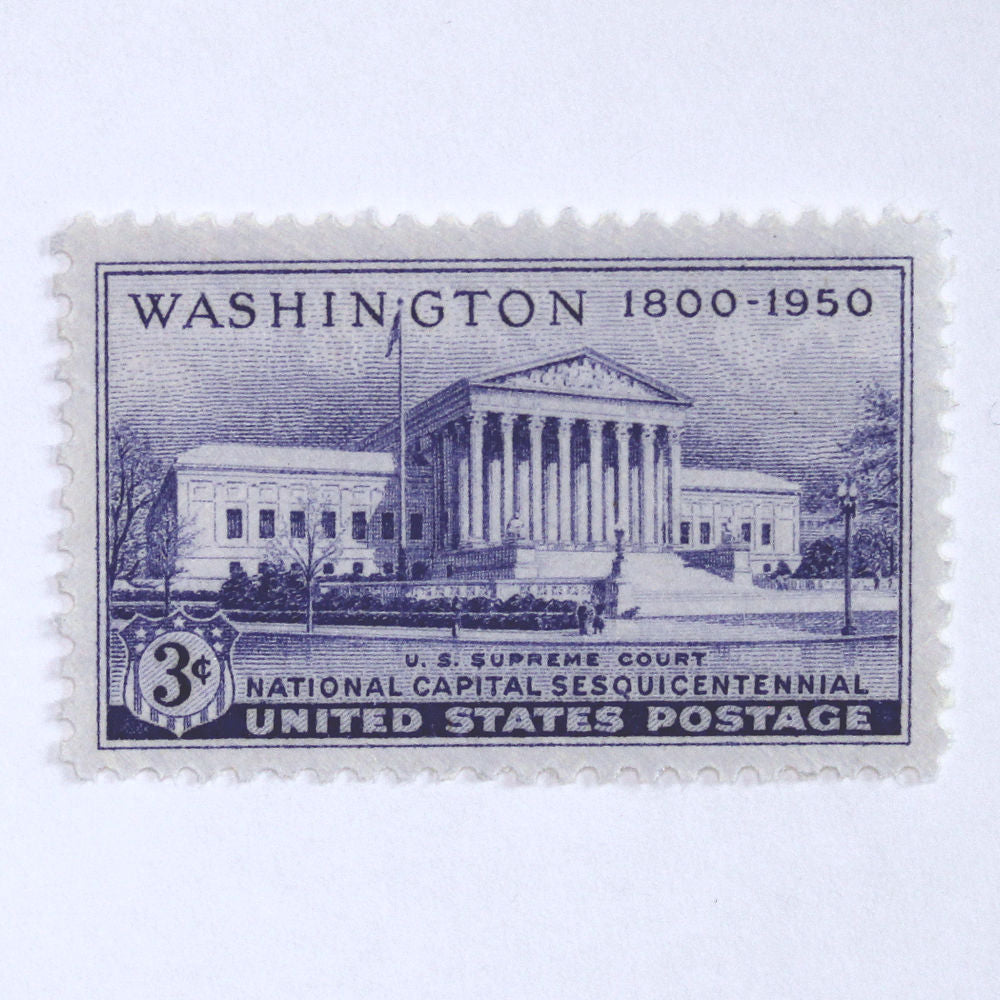 3c U.S. Supreme Court Building Stamps - Pack of 10