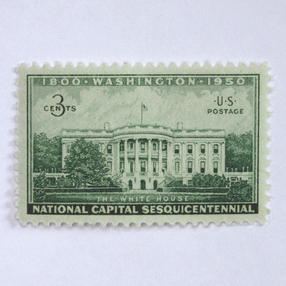 3c The White House Stamps - Pack of 10