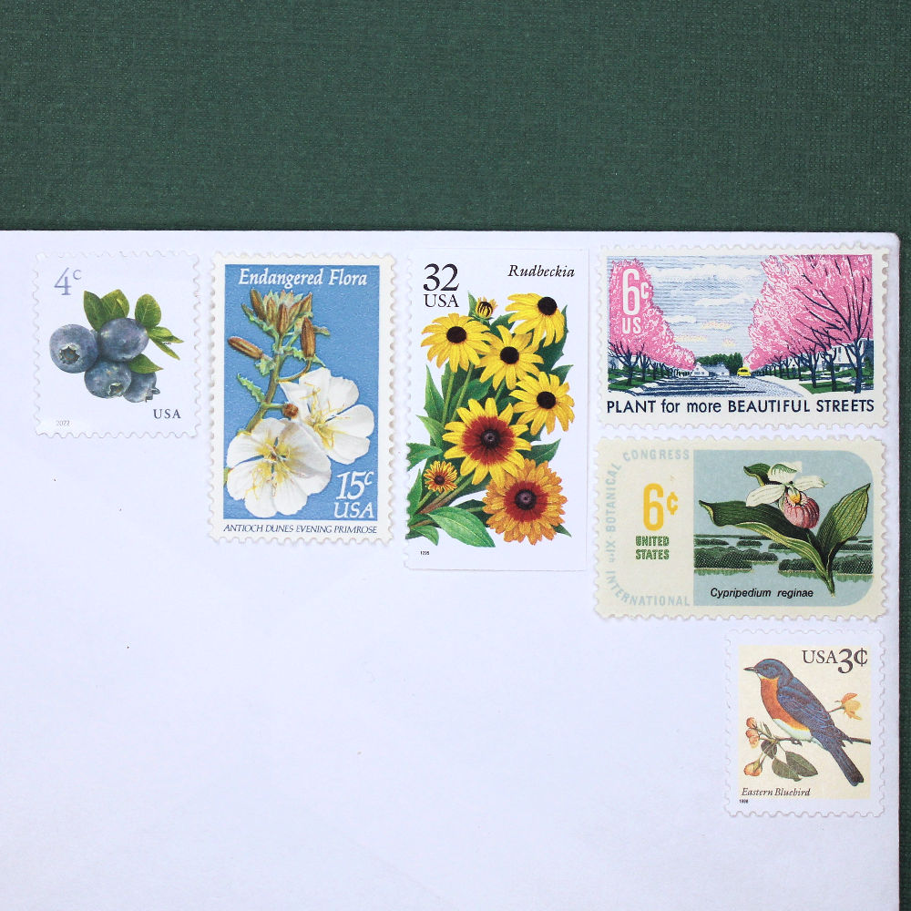 Botanical Beauties .. 66c Curated Set - Mail 10 Letters