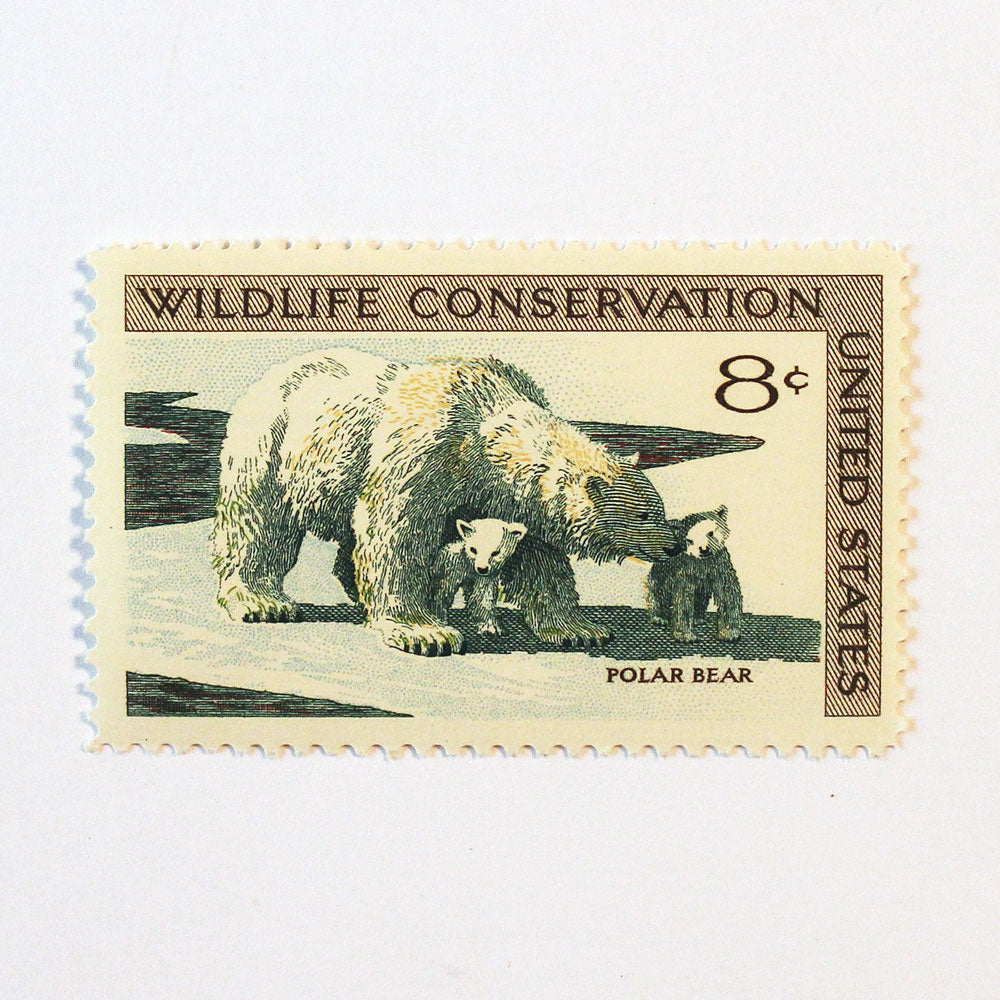 8c Polar Bear Stamps - Pack of 10