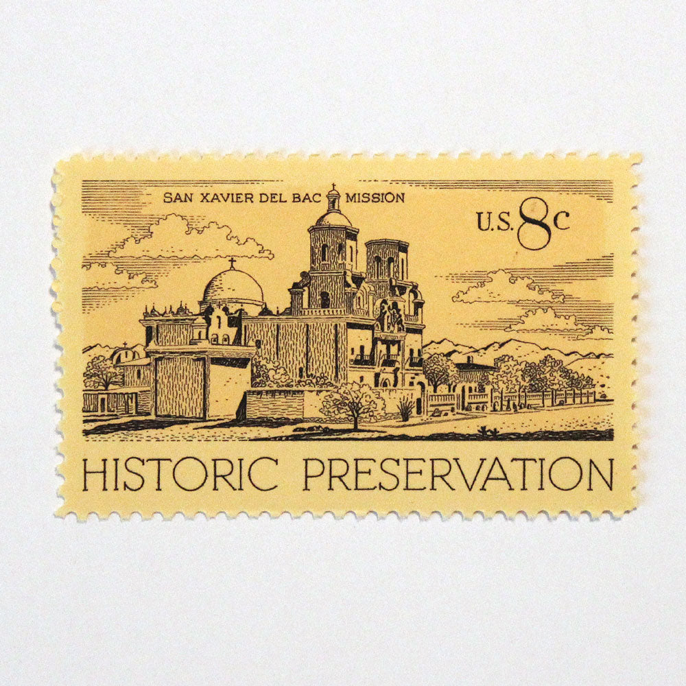 8c San Xavier del Bac Mission Stamps - Pack of 10