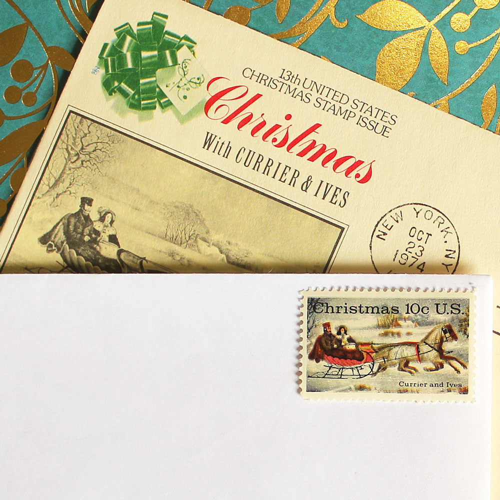 10c The Road-Winter Stamps - Pack of 10