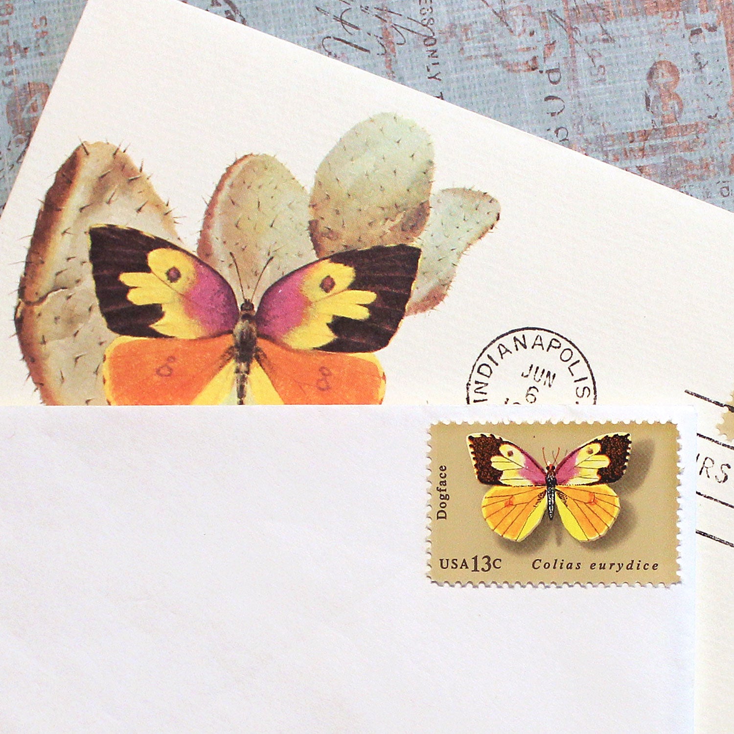 13c Dogface Butterfly Stamps - Pack of 10