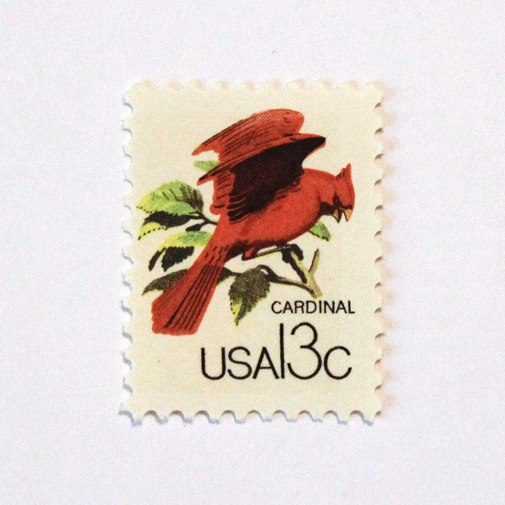 13c Cardinal Stamps - Pack of 10