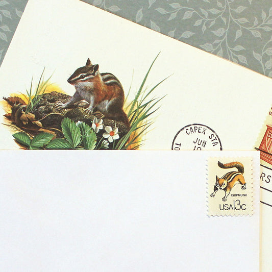 13c Chipmunk Stamps - Pack of 10