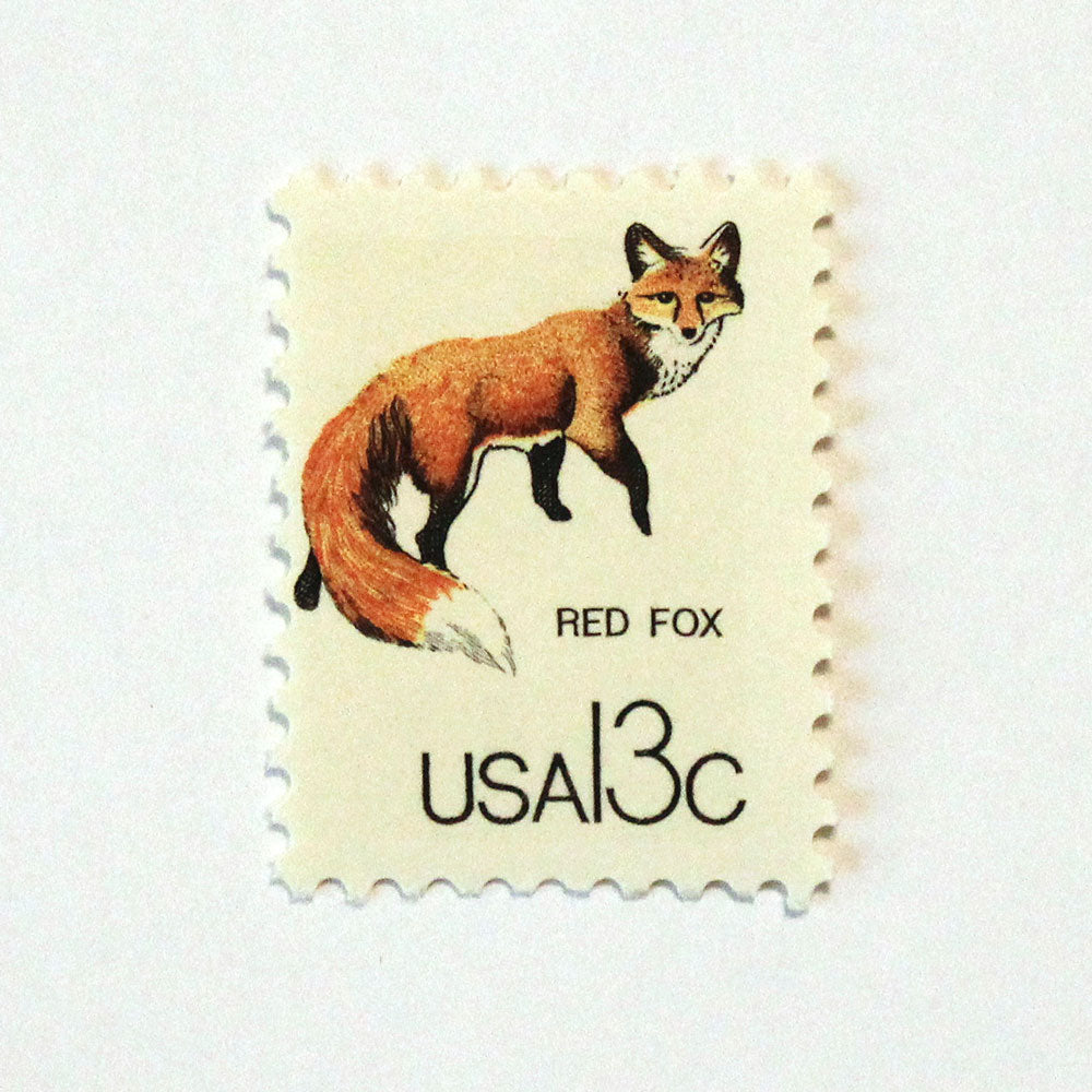 13c Red Fox Stamps - Pack of 10