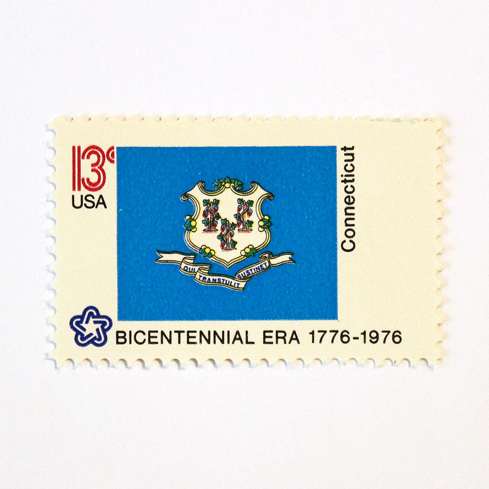 13c Connecticut State Flag Stamps - Pack of 10