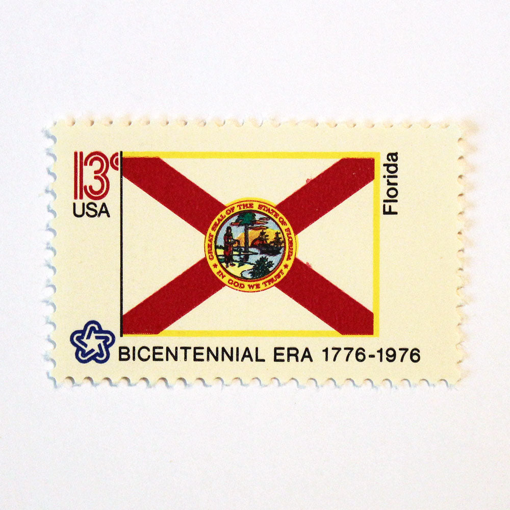 13c Florida State Flag Stamps - Pack of 10