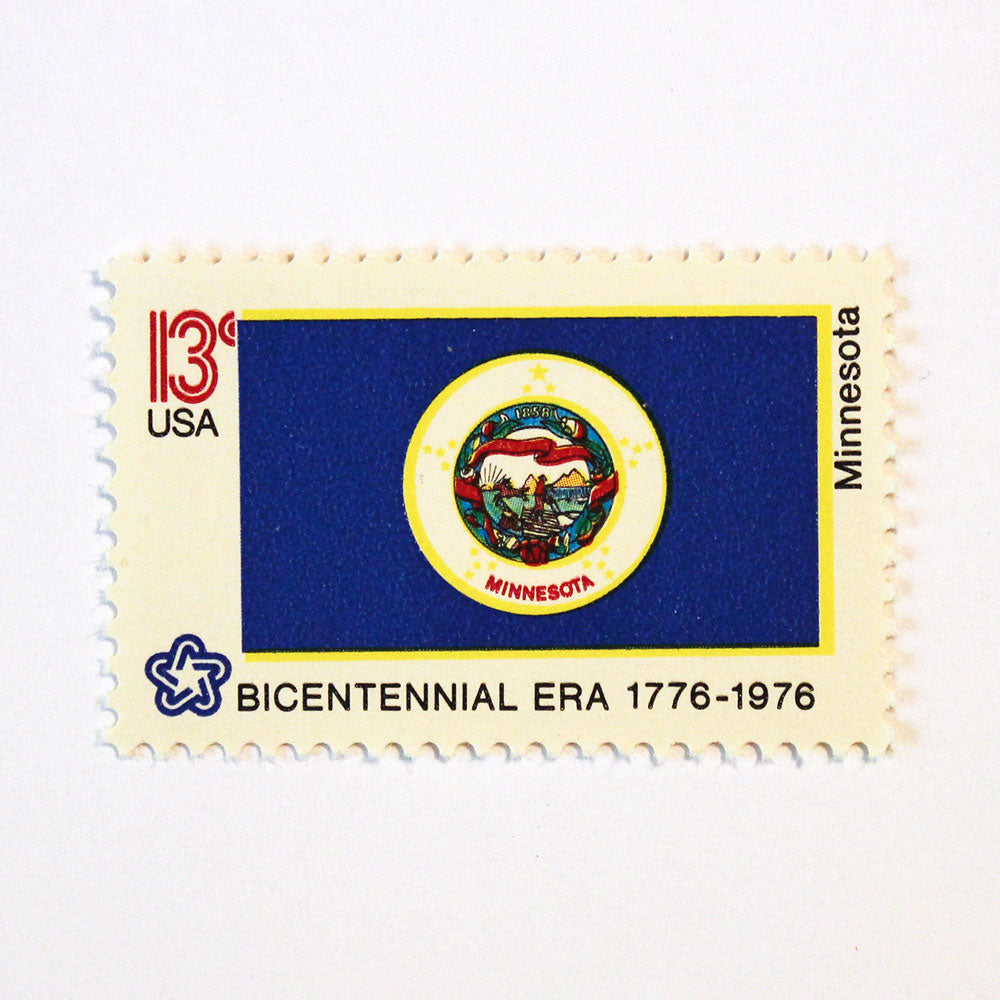13c Minnesota State Flag Stamps - Pack of 10