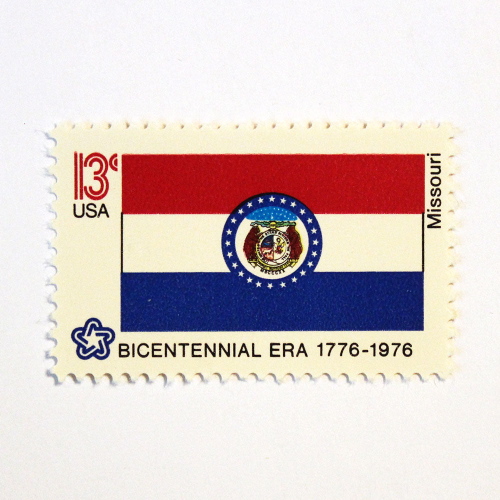 13c Missouri State Flag Stamps - Pack of 10