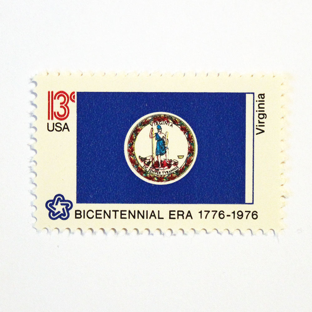 13c Virginia State Flag Stamps - Pack of 10